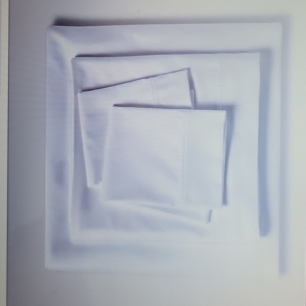 Threshold Pure White Bedding Sheets